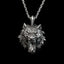 Wolf pendant Successful people must be wolfish 925 silver wolf necklace
