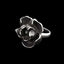 Rose Flower Ring - Heavy 925 Silver Blooming Gothic Collector's Artifact