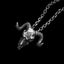 Sheep head skull Pendant Handmade 925 Silver Devil horns Pendant SSP191