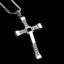 Fast and Furious silver cross necklace 925 Silver Van Diesel necklace