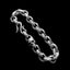 SKULL REIGN S-Buckle Chain Bracelet with Detachable Silver Accents