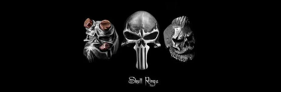 A personalized skull rings improves your taste