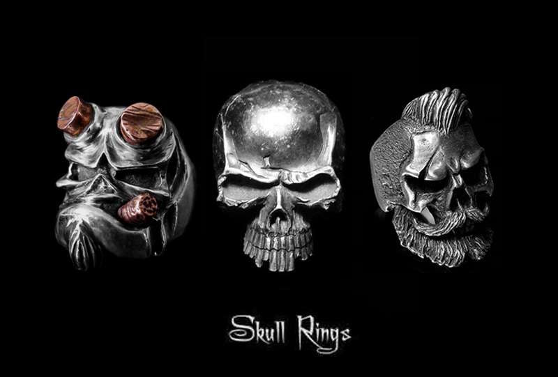 Skull Ring — Handmade 925 Silver Skull Rings | MENSSKULL