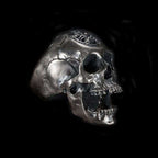 Pentacle magic Skull ring 925 Sterling Silver ring SSJ109