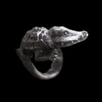 Handmade 925 Silver crocodile ring SSJ116