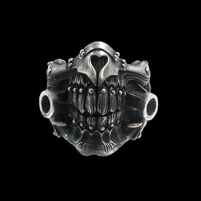 Mad max 925 Silver Immortal Old Joe Mask ring SSJ117 Hover Image