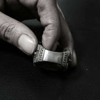 Horus ring symbolizing protection power and rebirth