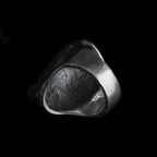 King gorilla ring embracing of strength and leadership