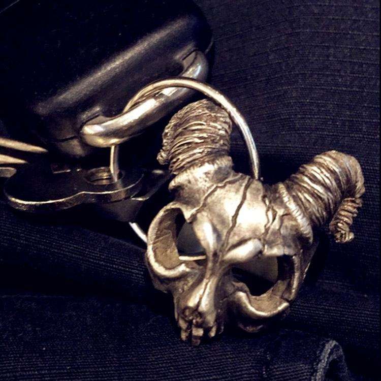God ring | Pan god skull ring 925 silver Greek mythology Pan rings