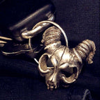 God ring | Pan god skull ring 925 silver Greek mythology Pan rings