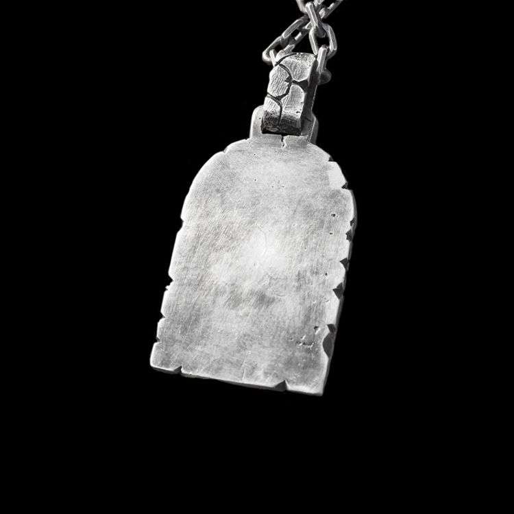 Middle finger 925 silver Pendant Necklace SSP77