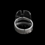 Abstract ring wearable masterpiece that transcends mere jewelry