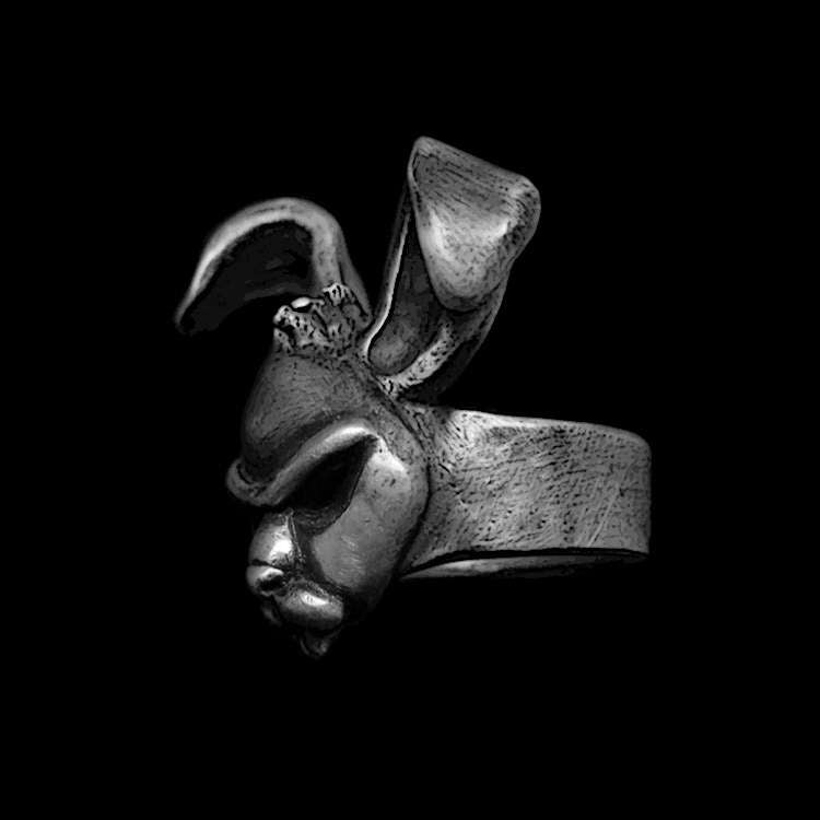 Rogue Rabbit 925 Rabbit silver rings SSJ131 