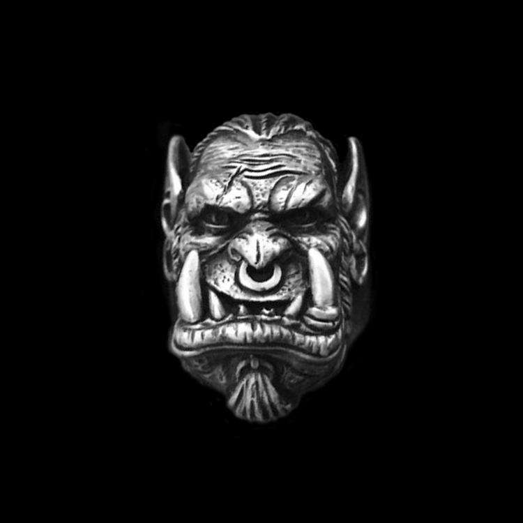 World of Warcraft ring |Wolf clan chiefs 925 silver rings 