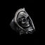 Der Totmacher Skull Ring - Heavy 925 Silver Germanic Gothic Collector's Piece