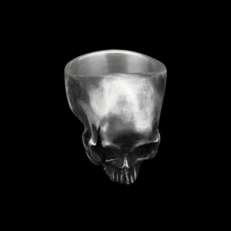 No jaw Scar Skull Rings Male  Bold Expression of Style and Individuality