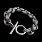 Meteorite crater Bracelet 925 silver Bracelet SSB50