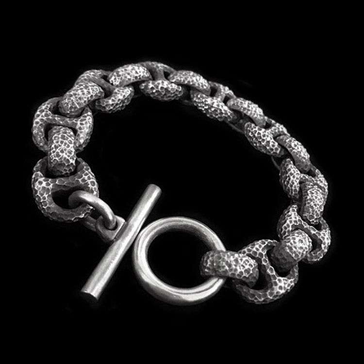 Meteorite crater Bracelet 925 silver Bracelet SSB50
