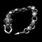 Sabre Wulf skull Bracelet 925 silver Bracelets SSB53