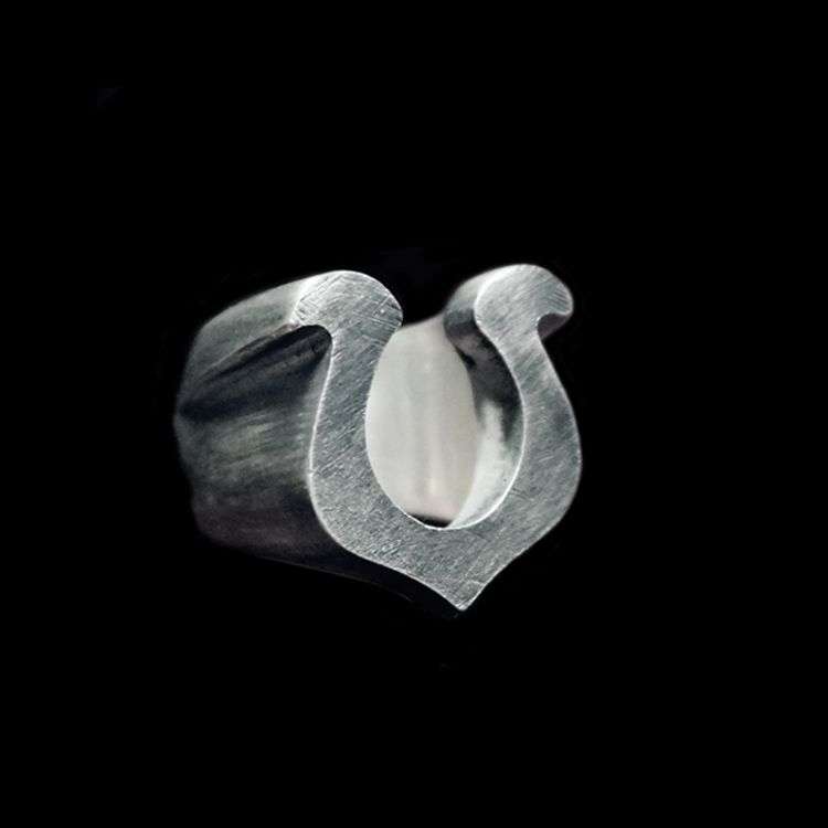 Mens horseshoe rings lucky Horseshoe ring 925 silver mens rings