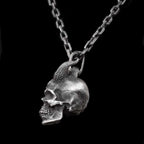 Horn Skull Solid Pendant Heavy locomotive 925 silver pendants SSP93