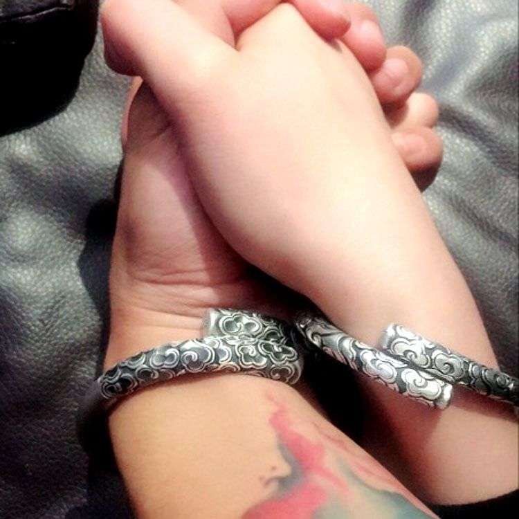 Golden Cudgel Bracelet Great Sage Equalling Heaven 999 Silver Bracelets