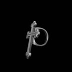 Cross Ring 925 silver mens pinky rings 