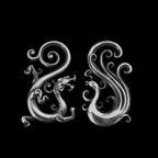 Dragon and Phoenixes Lovers pendant 925 silver Lovers pendants SSP105