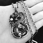 Vigorous spirit of the aged pendant 925 silver Loong Horse dragon pendants SSP108