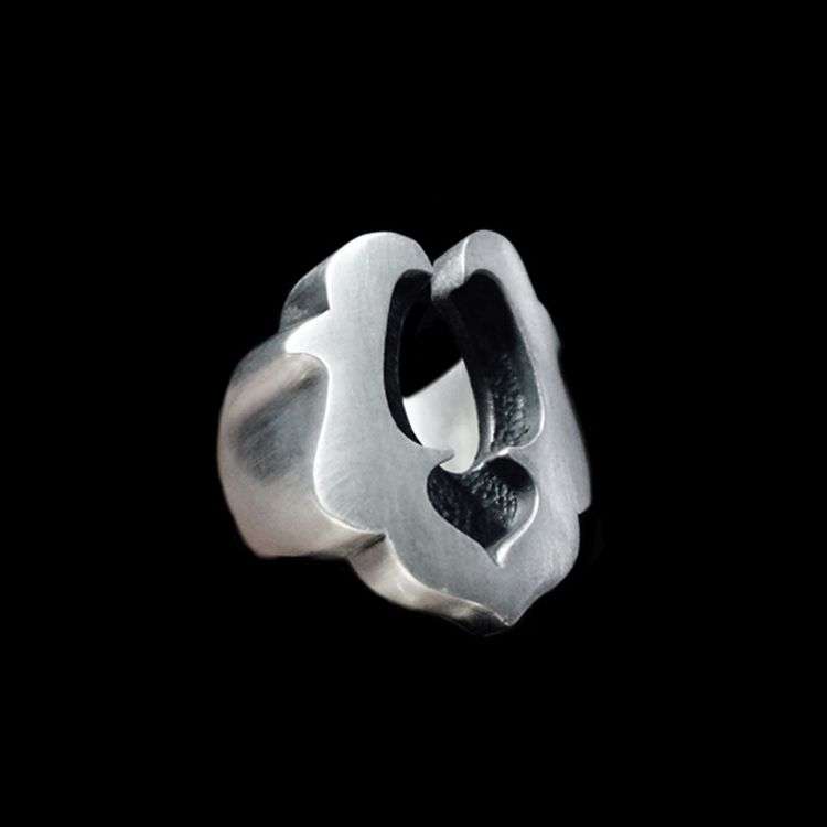 Lucky Horseshoe Ring 925 silver Horseshoe rings SSJ156