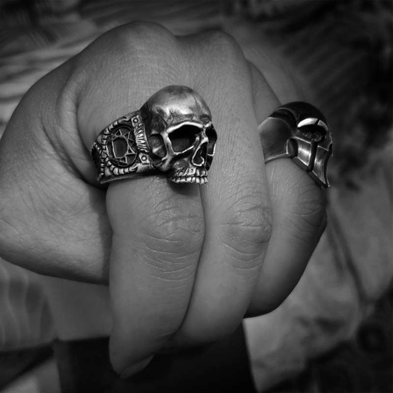 Mens biker rings are the favorite of motorcycle people