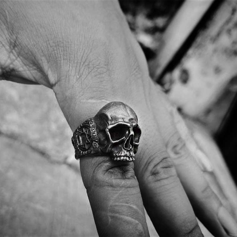 Mens biker rings are the favorite of motorcycle people