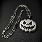 Halloween Pumpkin Ideas Necklace – Pumpkin Skull Pendant