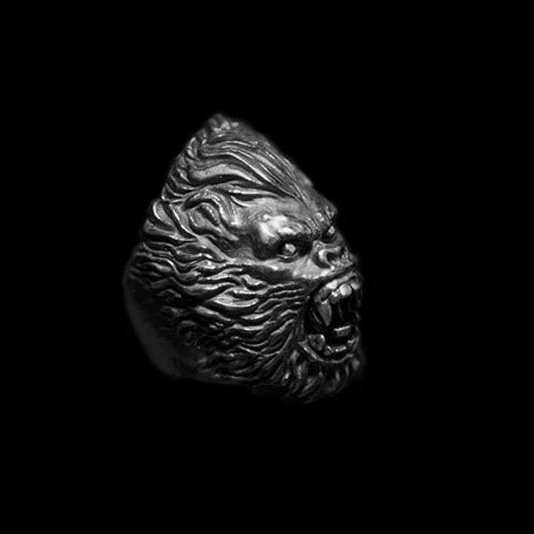 Monkey King rings 925 silver Gorilla rings SSJ165