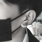 Hand Bones Earrings - Handmade Anatomical Men's Gothic Jewelry