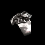 Prehistoric beasts Sabertooth tiger Ring 925 Sterling silver Smilodon rings SSJ170