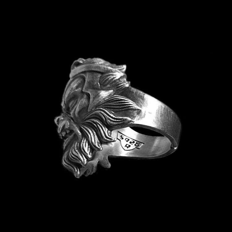 The monkey king ring 925 Sterling silver angry monkey rings SSJ176