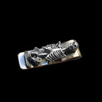 Human skeleton money clip 925 Sterling Silver skull money clip