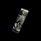 Human skeleton money clip 925 Sterling Silver skull money clip