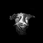 Black bat ring 925 Sterling silver Original handmade bat rings