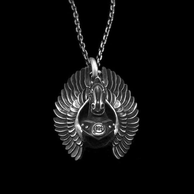 Pegasus pendant 925 Sterling silver Pegasus Necklace pendants SSP125 Hover Image