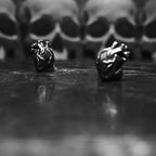 Heart stud earrings 925 sterling silver heart earrings