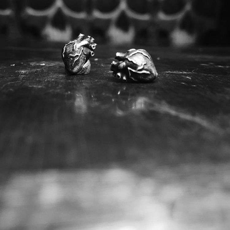 Heart stud earrings 925 sterling silver heart earrings