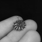 Son of the sun skull stud earrings 925 silver skull earrings