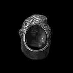 Elvis Head Skull Ring - Heavy 925 Silver Collector's Rock n' Roll Artifact