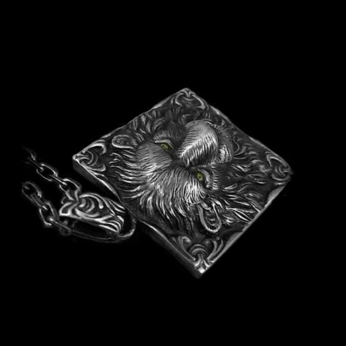 Lion pendant 925 Sterling silver Super cool Lion pendants SSP128