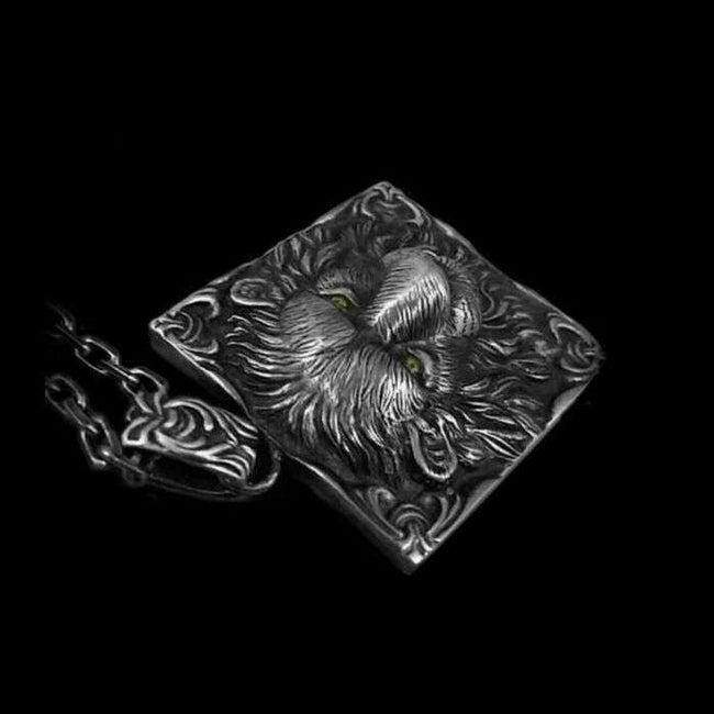 Lion pendant 925 Sterling silver Super cool Lion pendants SSP128 Main Image