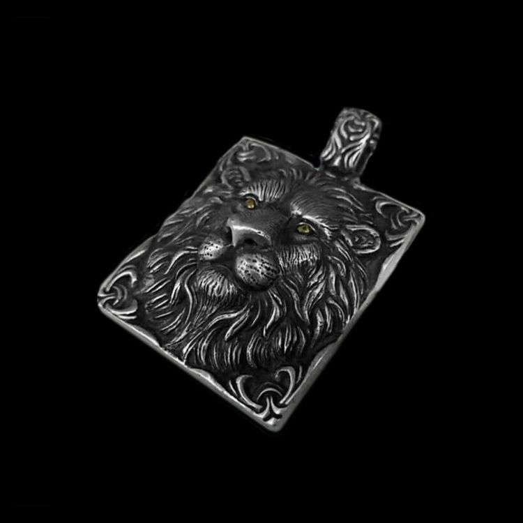 Lion pendant 925 Sterling silver Super cool Lion pendants SSP128