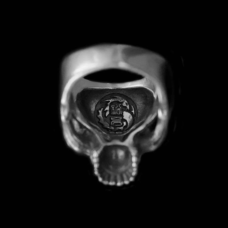 Haley skull ring 925 Sterling silver No jaw skull rings SSJ192