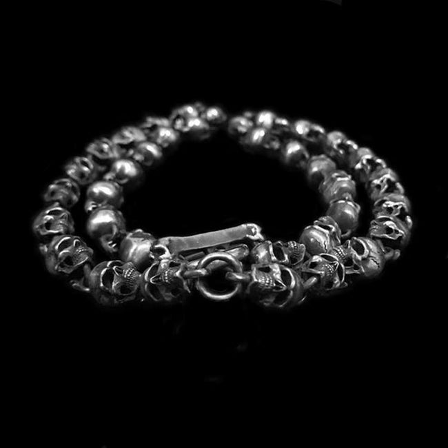 Skull Necklace - Explore the Edgy Charm of Our Mayhem Skull Necklace Main Image